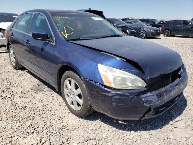 1HGCM66895A067748 - 2005 HONDA ACCORD EX BLUE photo 1