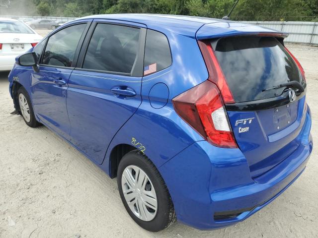 3HGGK5H4XKM702406 - 2019 HONDA FIT LX BLUE photo 3