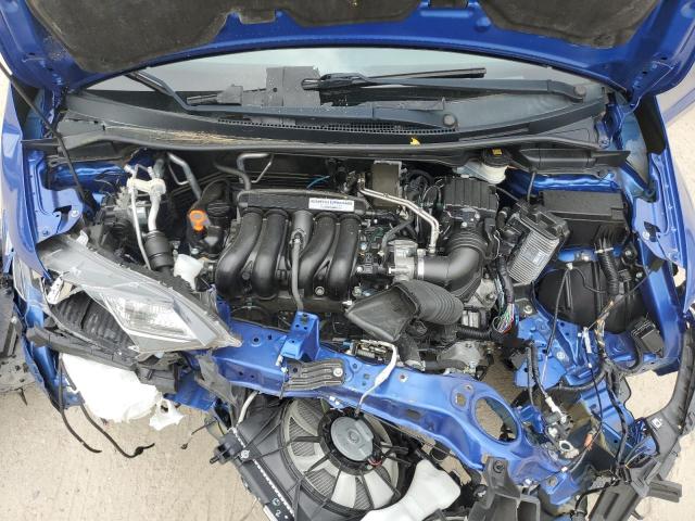 3HGGK5H4XKM702406 - 2019 HONDA FIT LX BLUE photo 7