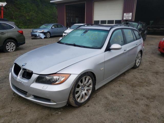 WBAVT13556KW22484 - 2006 BMW 325 XIT SILVER photo 2