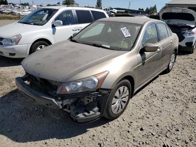 1HGCP26329A025626 - 2009 HONDA ACCORD LX GOLD photo 2