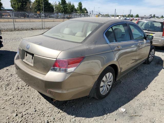 1HGCP26329A025626 - 2009 HONDA ACCORD LX GOLD photo 4