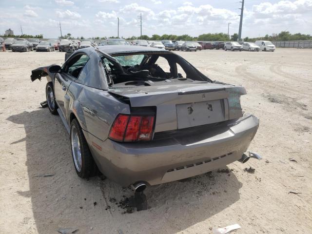 1FAFP42R13F368025 - 2003 FORD MUSTANG MA GRAY photo 3