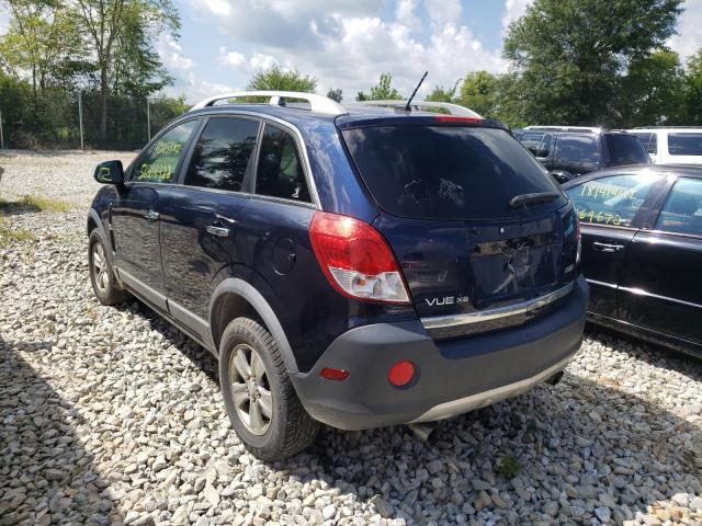 3GSDL43N38S667435 - 2008 SATURN VUE XE BLUE photo 3