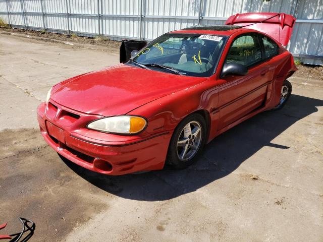 1G2NW12E13C319403 - 2003 PONTIAC GRAND AM BURGUNDY photo 2