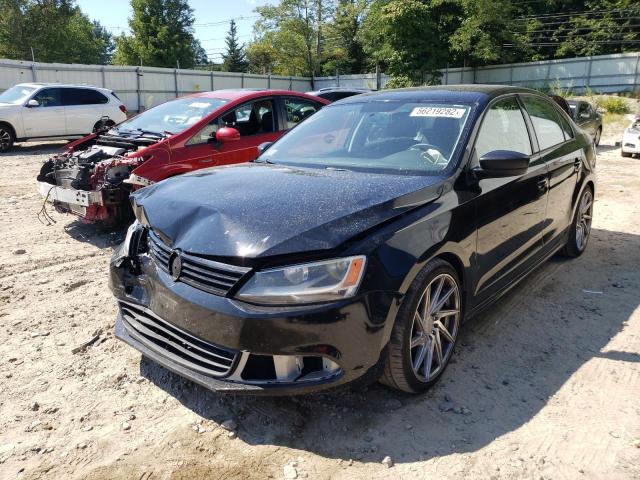 3VW2K7AJ7DM224501 - 2013 VOLKSWAGEN JETTA BASE BLACK photo 2