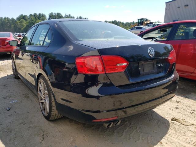 3VW2K7AJ7DM224501 - 2013 VOLKSWAGEN JETTA BASE BLACK photo 3