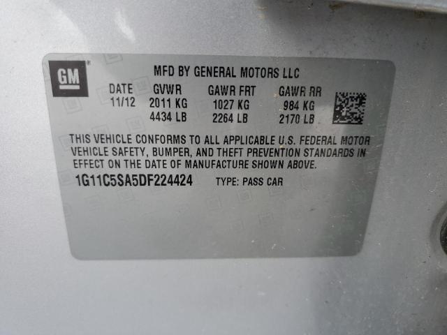 1G11C5SA5DF224424 - 2013 CHEVROLET MALIBU 1LT  照片 10