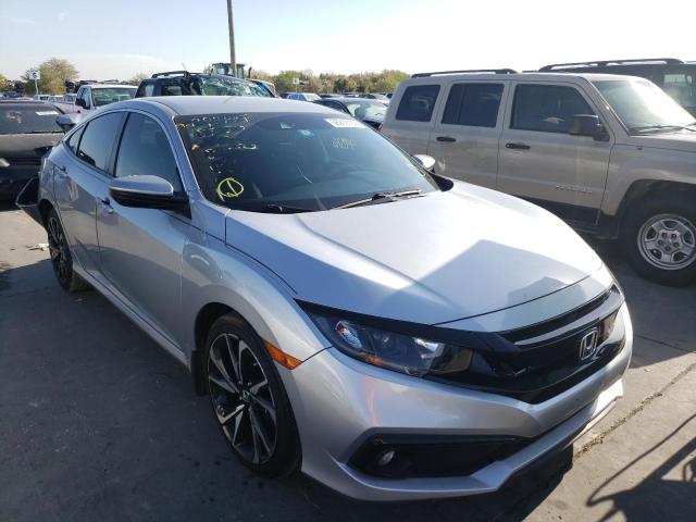 2HGFC2F8XKH505389 - 2019 HONDA CIVIC SPOR SILVER photo 1