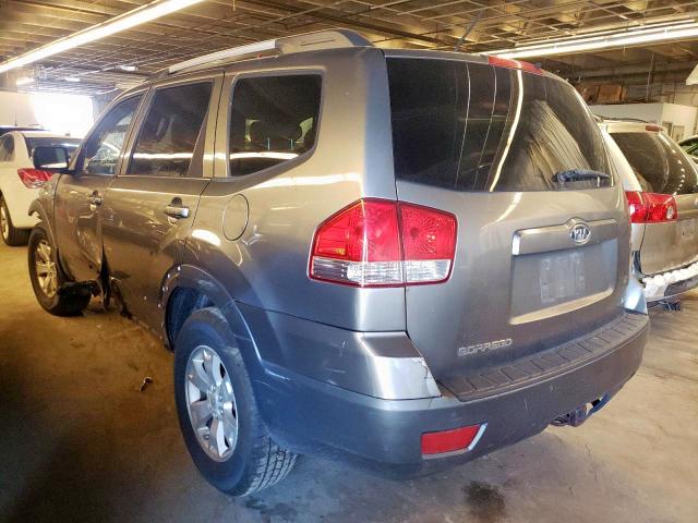 KNDJJ741395036679 - 2009 KIA BORREGO LX GRAY photo 3