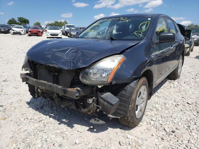 JN8AS5MV4EW704356 - 2014 NISSAN ROGUE SELE GRAY photo 2