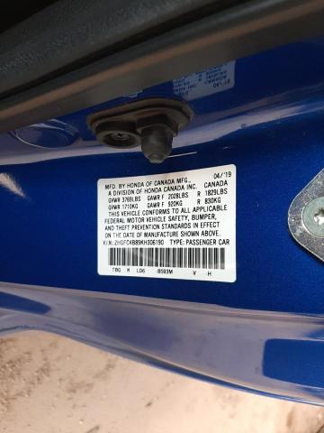 2HGFC4B89KH306190 - 2019 HONDA CIVIC SPORT  照片 10