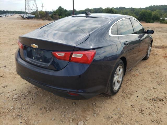 1G1ZB5ST4HF154749 - 2017 CHEVROLET MALIBU LS BLUE photo 4