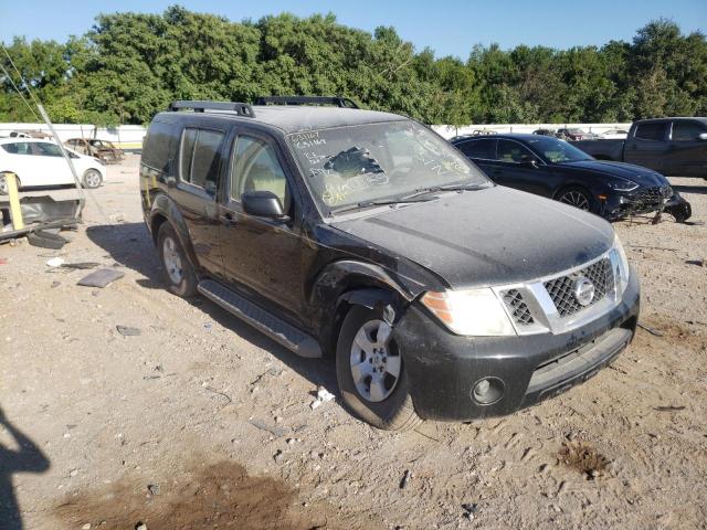 5N1AR18U48C631167 - 2008 NISSAN PATHFINDER BLACK photo 1