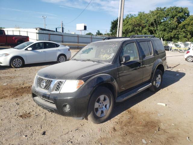 5N1AR18U48C631167 - 2008 NISSAN PATHFINDER BLACK photo 2