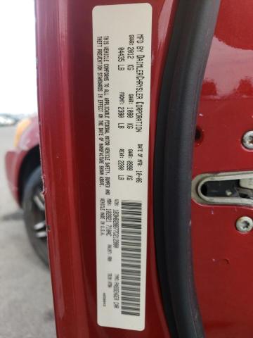 1B3HB28B77D212980 - 2007 DODGE CALIBER RED photo 10