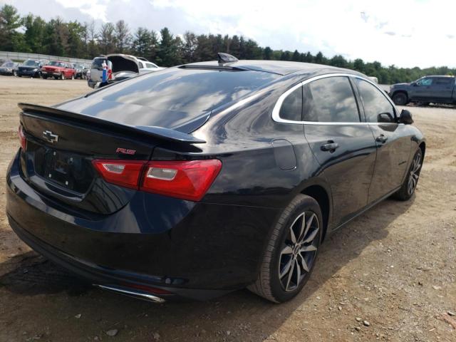 1G1ZG5ST8MF019589 - 2021 CHEVROLET MALIBU RS BLACK photo 4