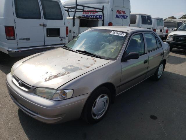 1NXBR12E4XZ279156 - 1999 TOYOTA COROLLA VE BEIGE photo 2