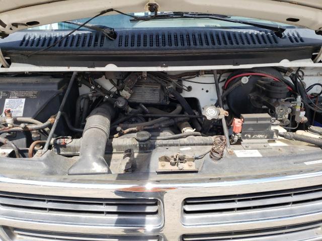 2B6HB21Y2SK551467 - 1995 DODGE RAM VAN B2 WHITE photo 7