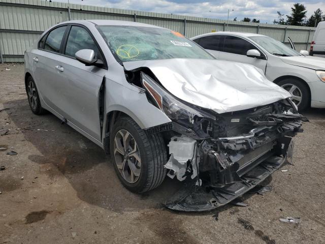 3KPF24AD1KE124480 - 2019 KIA FORTE FE SILVER photo 1