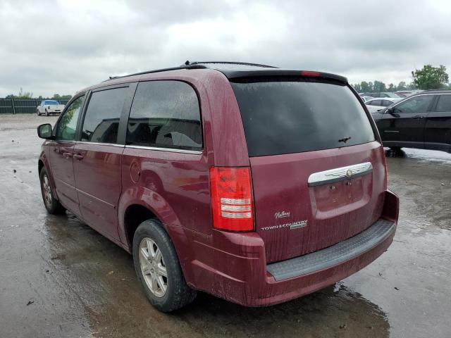 2A8HR54P78R672872 - 2008 CHRYSLER TOWN & COU BURGUNDY photo 3