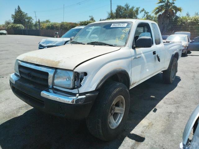 4TASN92N4XZ532957 - 1999 TOYOTA TACOMA XTR WHITE photo 2