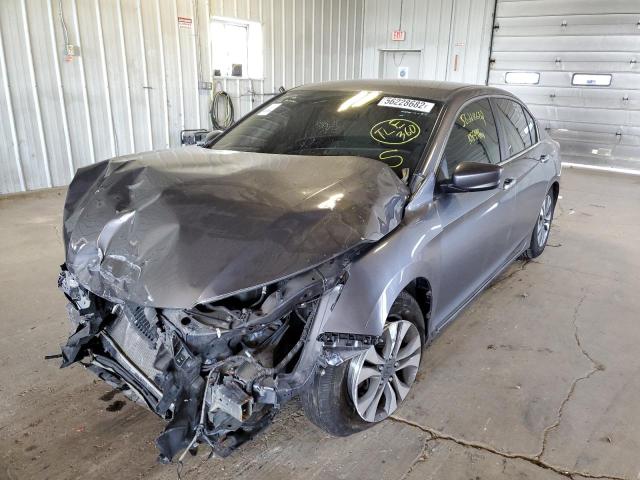 1HGCR2F31DA158591 - 2013 HONDA ACCORD LX CHARCOAL photo 2