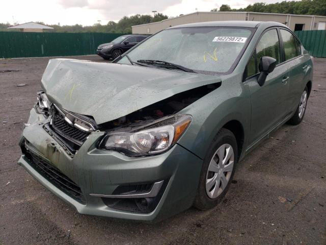 JF1GJAA6XFG003143 - 2015 SUBARU IMPREZA GREEN photo 2