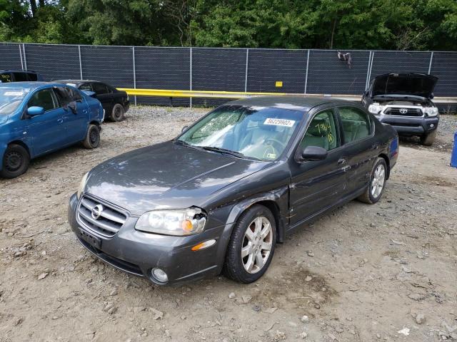 JN1DA31A23T438533 - 2003 NISSAN MAXIMA GLE GRAY photo 2