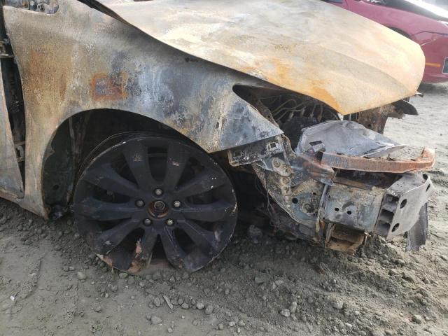 2HGFB2F98FH518014 - 2015 HONDA CIVIC EXL 烧焦的 照片 9