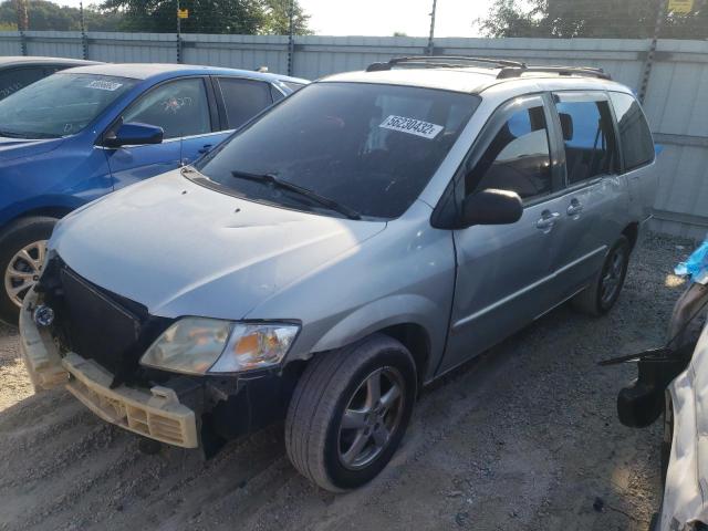 JM3LW28J520326147 - 2002 MAZDA MPV WAGON SILVER photo 2