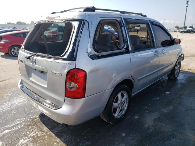 JM3LW28J520326147 - 2002 MAZDA MPV WAGON SILVER photo 4