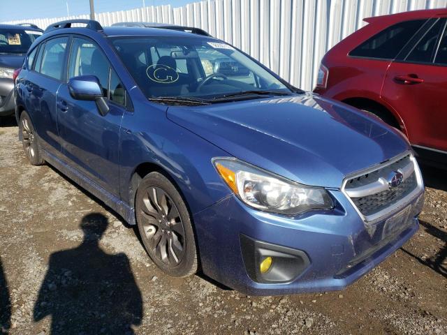 JF1GPAL65E8320171 - 2014 SUBARU IMPREZA SP BLUE photo 1