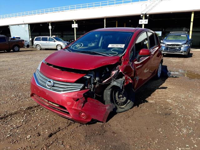 3N1CE2CP9EL411316 - 2014 NISSAN VERSA NOTE BURGUNDY photo 2