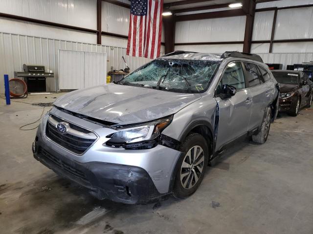 4S4BTACC2L3127262 - 2020 SUBARU OUTBACK PR SILVER photo 2