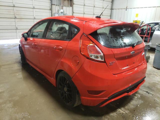 3FADP4GX0FM202727 - 2015 FORD FIESTA ST RED photo 3