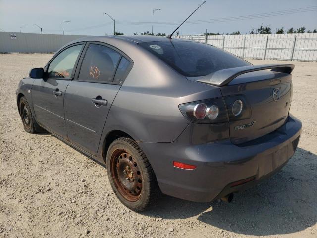 JM1BK32F571703779 - 2007 MAZDA 3 I GRAY photo 3