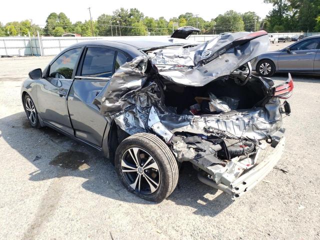 3N1AB8CV0LY233958 - 2020 NISSAN SENTRA SV GRAY photo 3