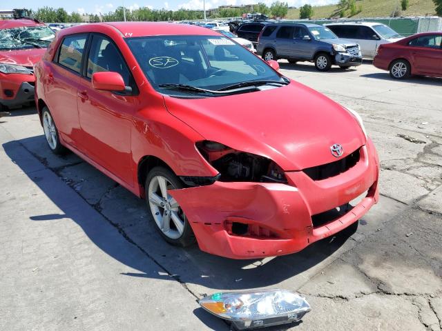 2T1KE40E09C011337 - 2009 TOYOTA MATRIX S RED photo 1