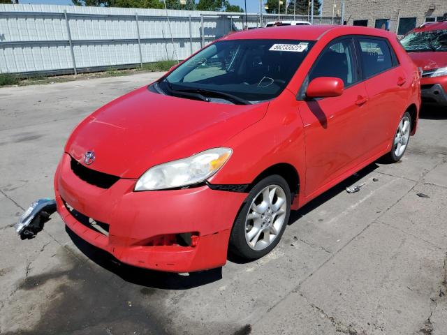 2T1KE40E09C011337 - 2009 TOYOTA MATRIX S RED photo 2