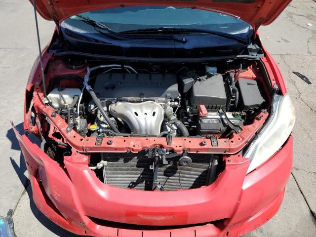 2T1KE40E09C011337 - 2009 TOYOTA MATRIX S RED photo 7