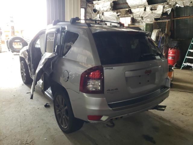 1C4NJDBBXGD729537 - 2016 JEEP COMPASS SP SILVER photo 3