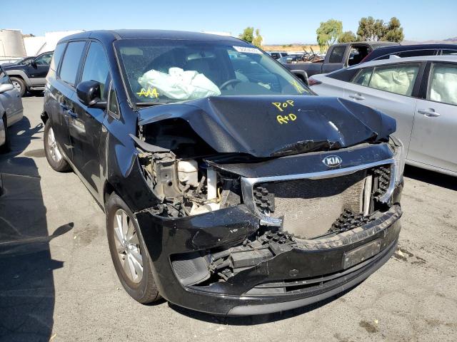 KNDMA5C18F6038517 - 2015 KIA SEDONA L BLACK photo 1