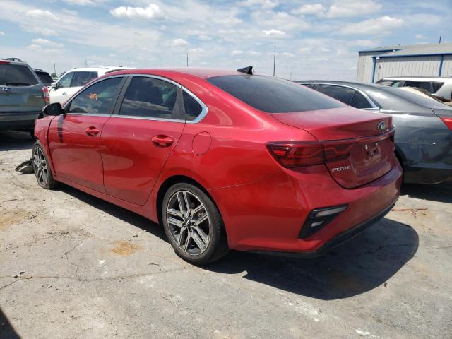 3KPF54AD1LE217427 - 2020 KIA FORTE EX RED photo 3