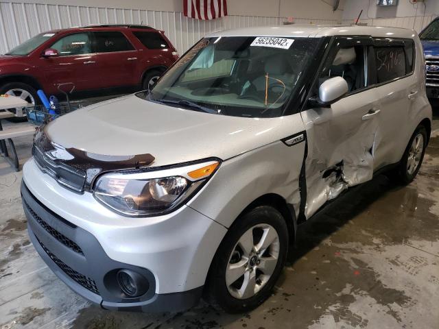 KNDJN2A29K7692402 - 2019 KIA SOUL SILVER photo 2