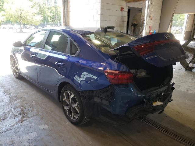 3KPF24AD2LE222533 - 2020 KIA FORTE FE BLUE photo 3