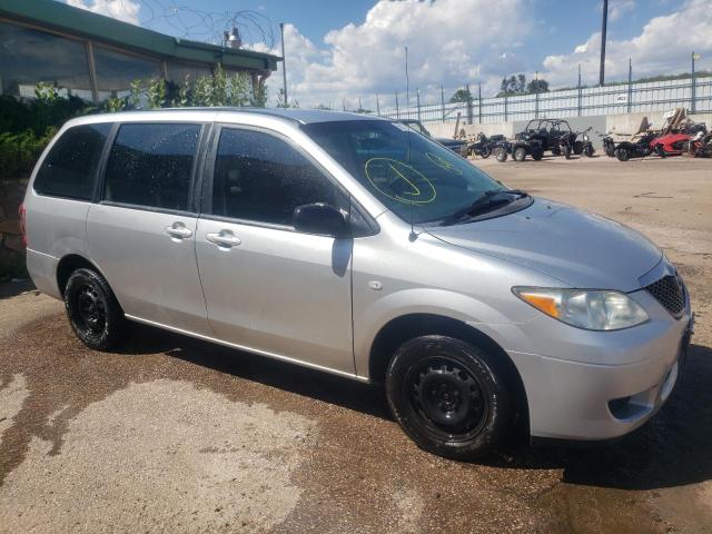 JM3LW28A660566751 - 2006 MAZDA MPV WAGON GRAY photo 1