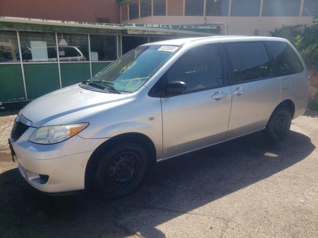 JM3LW28A660566751 - 2006 MAZDA MPV WAGON GRAY photo 2