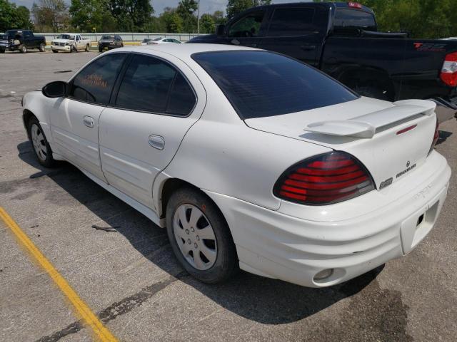 1G2NF52F82C259215 - 2002 PONTIAC GRAND AM S WHITE photo 3