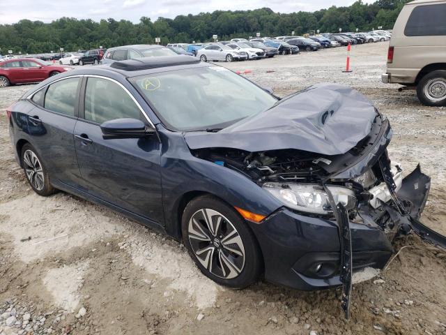 JHMFC1F7XJX013633 - 2018 HONDA CIVIC EXL 蓝色 照片 1